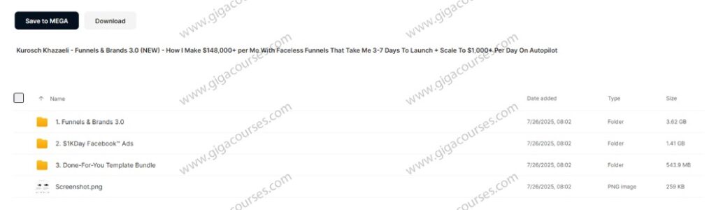 Kurosch Khazaeli - Funnels & Brands 3.0 (NEW) - How I Make $148,000+ /Mo With Faceless Funnels That Take Me 3-7 Days To Launch + Scale To $1,000+ Per Day On Autopilot Includes upsell: Facebook Course + Template Bundle