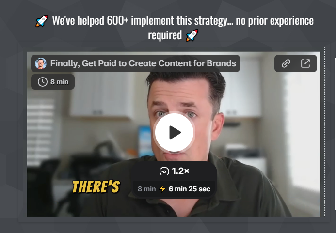 Get Paid To Create Content (UGC)