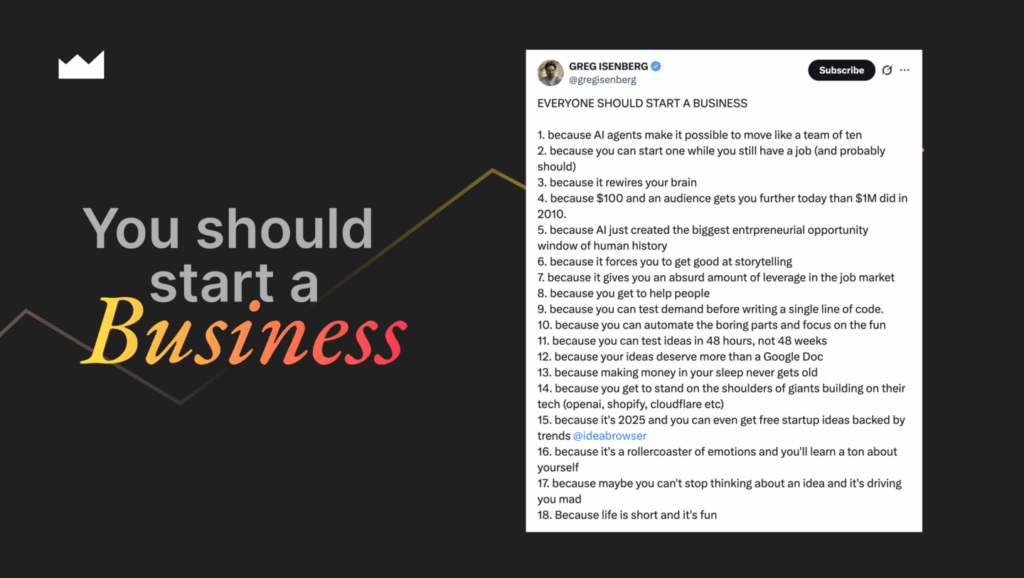 Startup Empire by Greg Isenberg