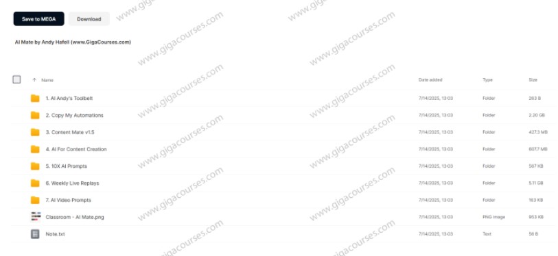 AI Mate by Andy Hafell