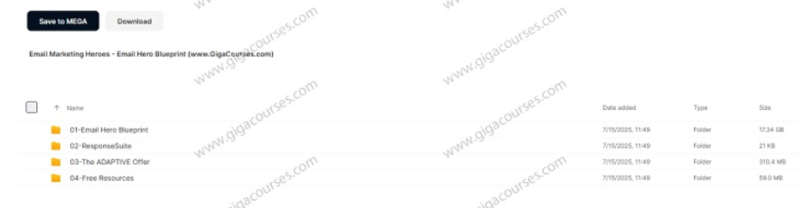 Email Marketing Heroes - Email Hero Blueprint