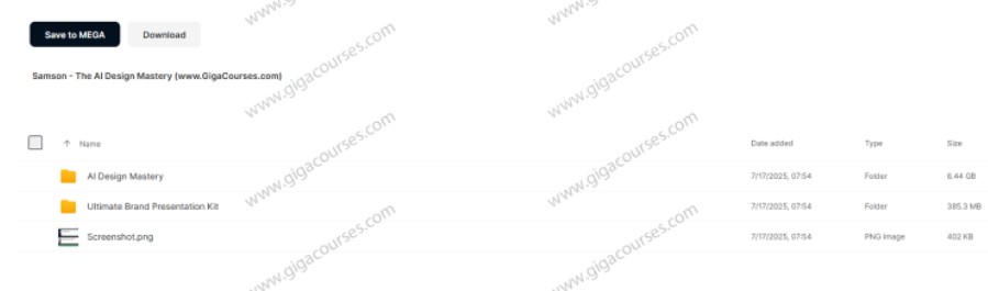 Samson - The AI Design Mastery