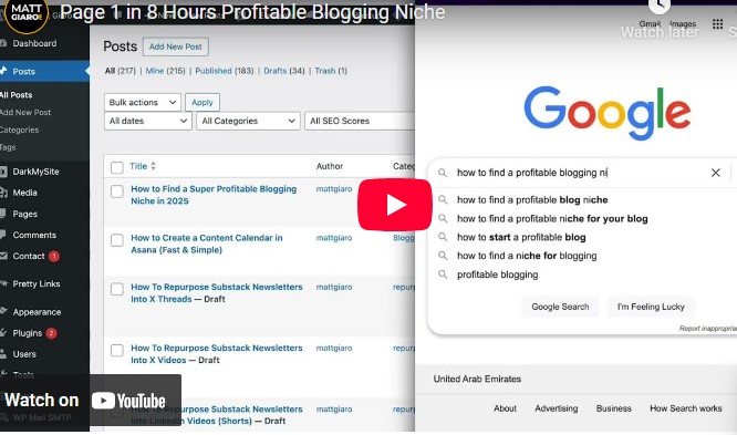 Matt Giaro - Passive Traffic Engine - Heres How To Rank Articles In Google in 48 Hours