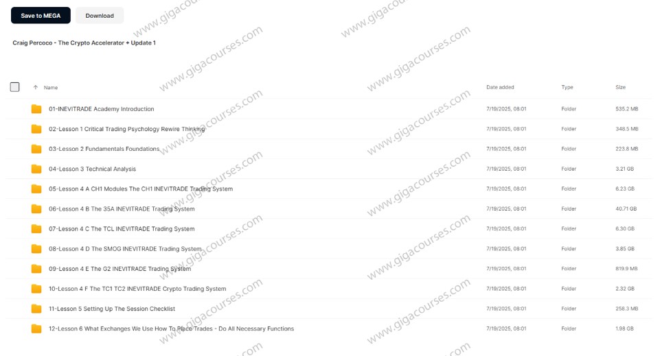 Craig Percoco - The Crypto Accelerator + Update 1