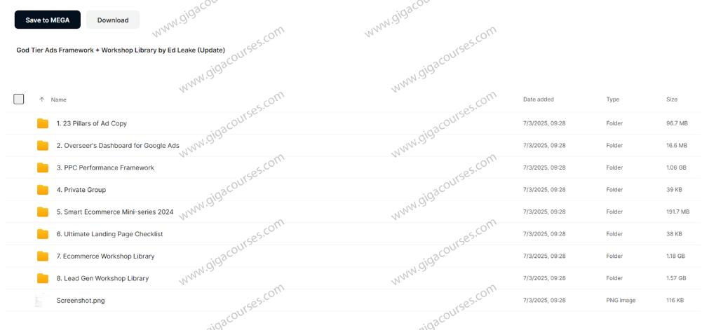 God Tier Ads Framework + Workshop Library by Ed Leake (Update)