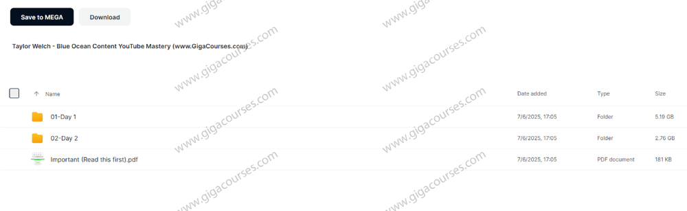 Taylor Welch - Blue Ocean Content YouTube Mastery