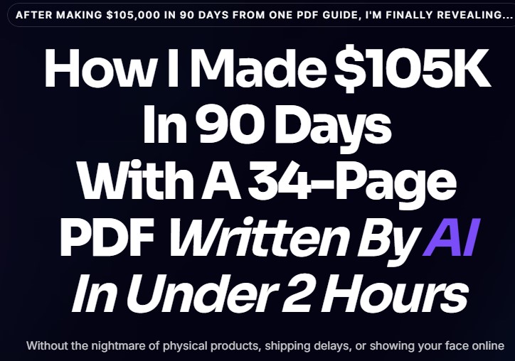 The PDF Method 2.0 by Ewan Davies + Upsell