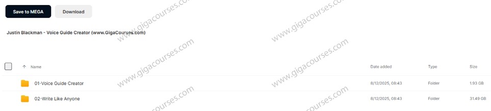 Justin Blackman - Voice Guide Creator