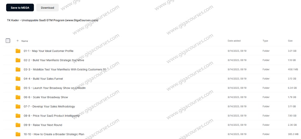 TK Kader - Unstoppable SaaS GTM Program