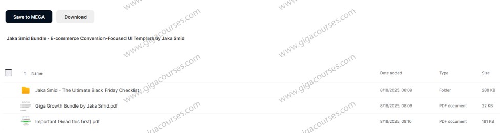 Jaka Smid Bundle - E-commerce Conversion-Focused UI Template by Jaka Smid