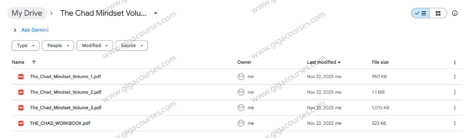 The Chad Mindset Volume 1-2-3