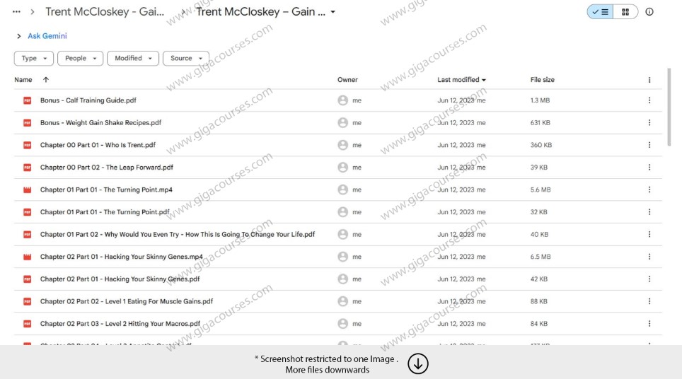 Trent McCloskey - Gain The Muscle