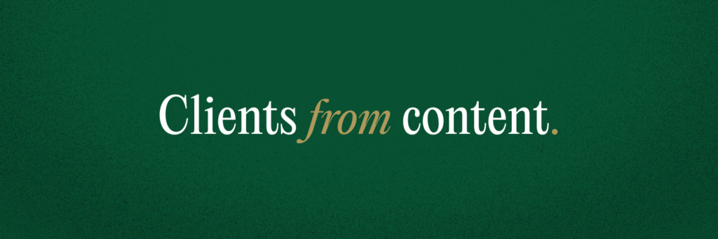 Josh Spector - Turn Your Content Into Clients – Without Wasting Time on What Doesn’t Work