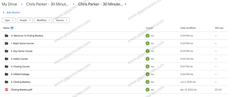 Chris Parker - 30 Minute Pull