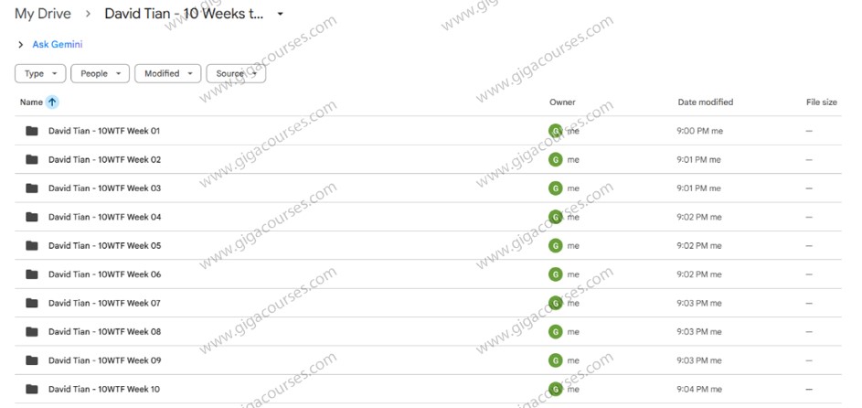David Tian - 10 Weeks to Freedom