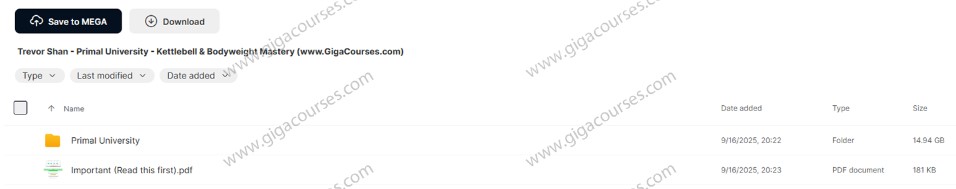 Trevor Shan - Primal University - Kettlebell & Bodyweight Mastery