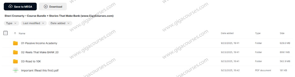 Sheri Cromarty – Course Bundle + Stories That Make Bank