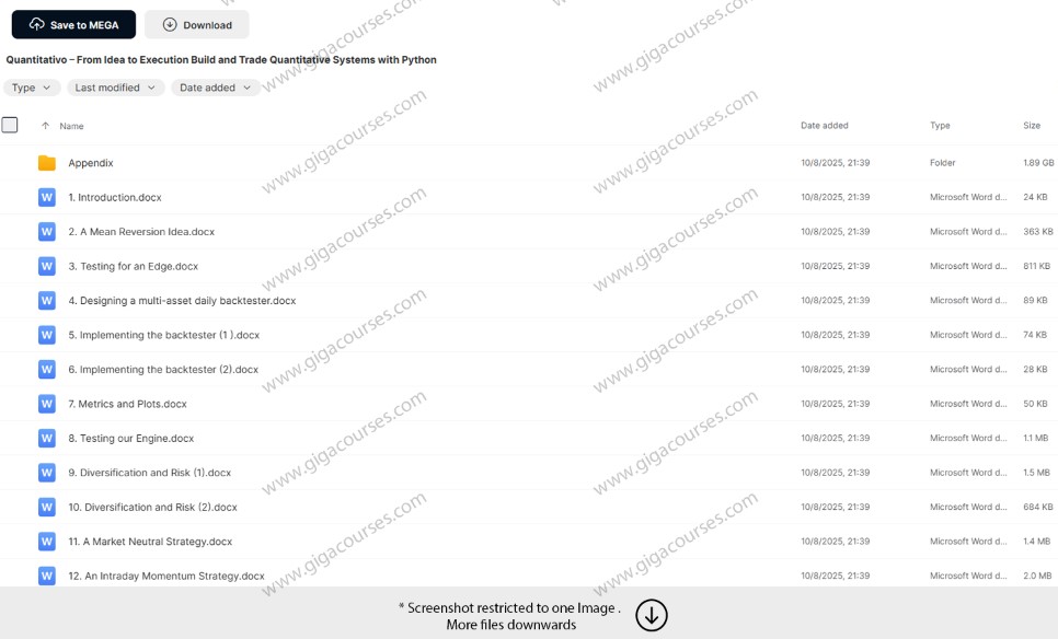 Quantitativo – From Idea to Execution Build and Trade Quantitative Systems with Python