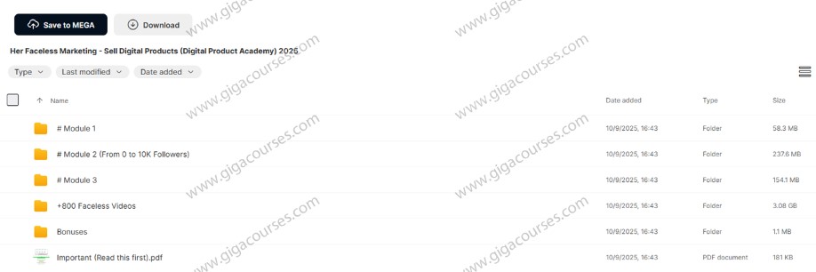 Her Faceless Marketing - Sell Digital Products (Digital Product Academy) 2025