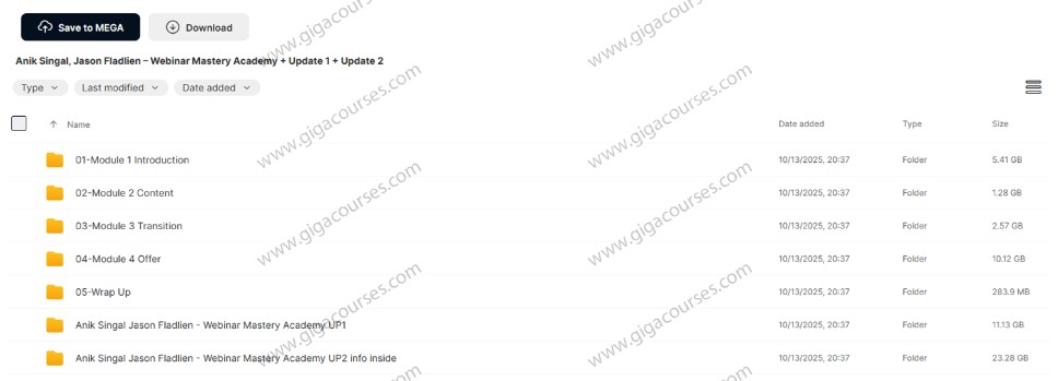 Anik Singal, Jason Fladlien – Webinar Mastery Academy + Update 1 + Update 2