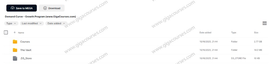 Demand Curve - Growth Program