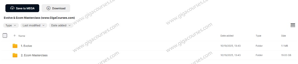 Evolve & Ecom Masterclass