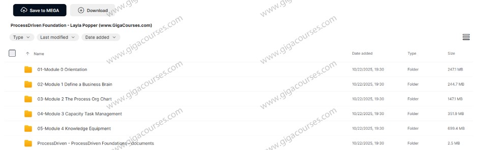 ProcessDriven Foundation - Layla Popper