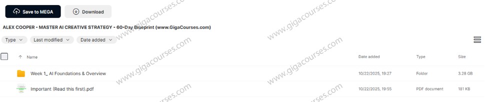 ALEX COOPER - MASTER AI CREATIVE STRATEGY - 60-Day Blueprint