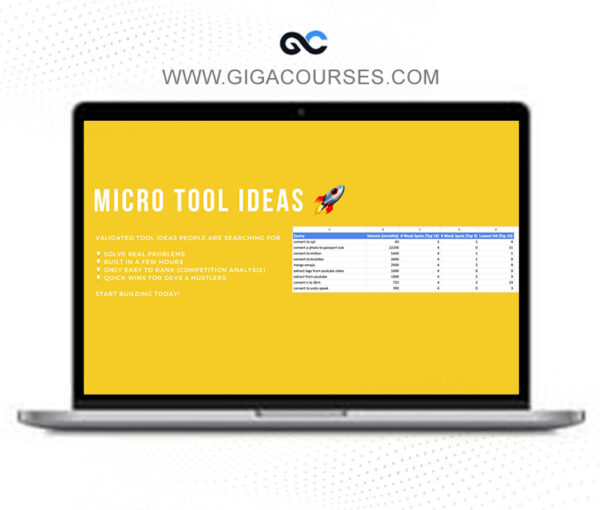 Paul P - Easy-to-Rank Micro-Tool Ideas You Can Build Fast