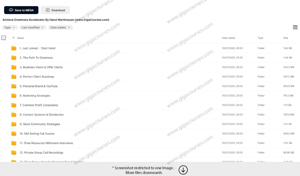 Achieve Greatness Accelerator By Harut Martirosyan